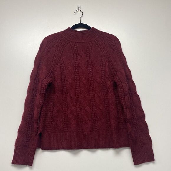 J. Crew Mockneck cable-knit sweater - Picture 3 of 4